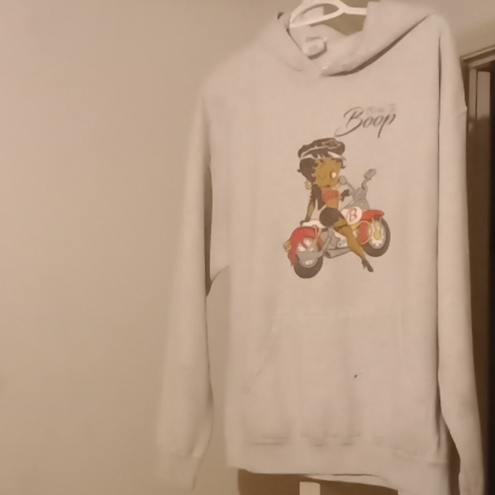 Betty Boop Hoodie Size Large
